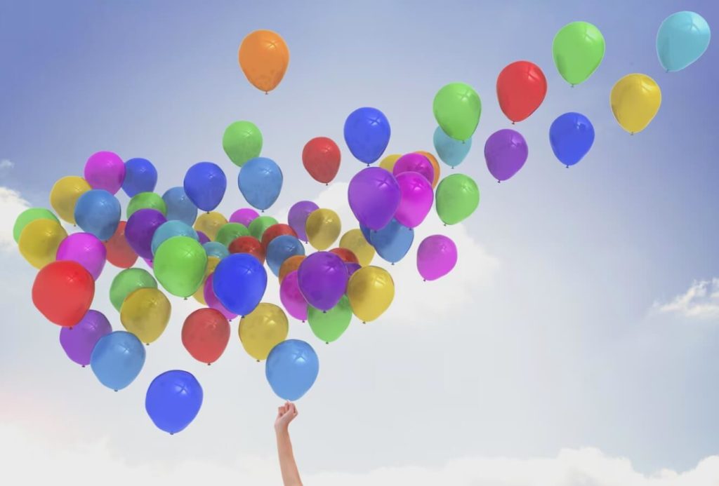 Lâcher de ballons