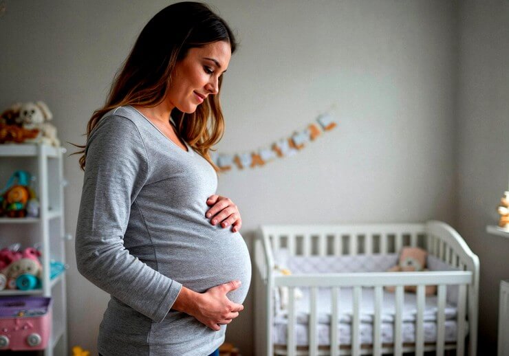 femme-enceinte-dans-creche
