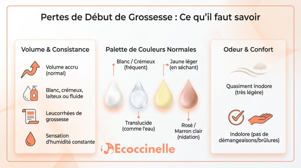 Pertes de début de grossesse